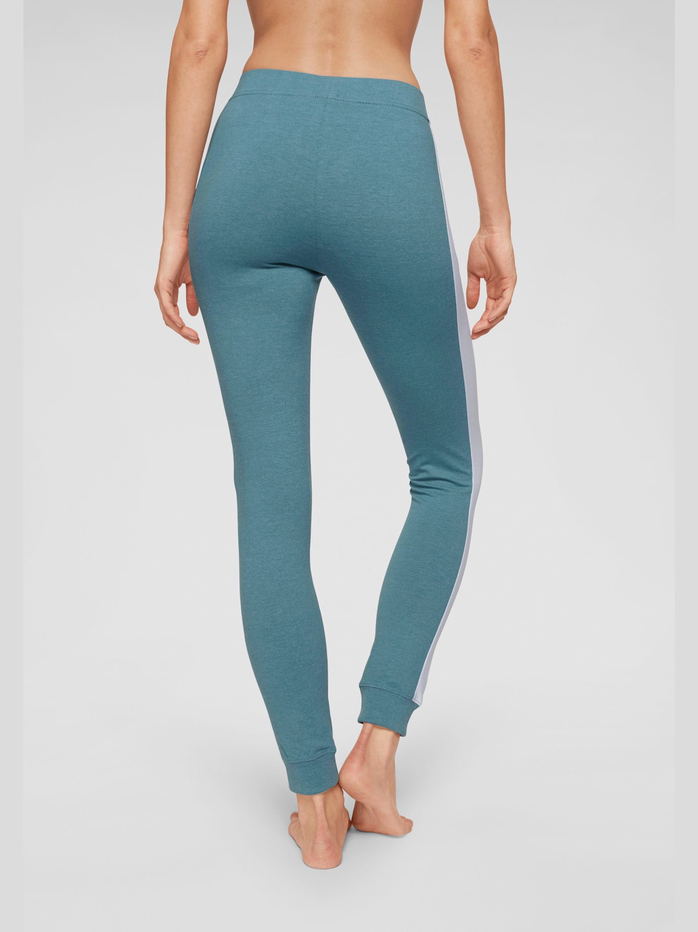 Legging avec rayures latérales contrastées