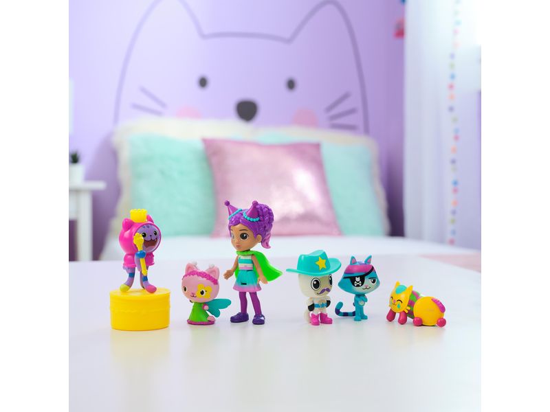 Spinmaster Gabby's Dollhouse Deluxe Figuren Set Celebration Umfangreiches Figuren-Set für Kinder