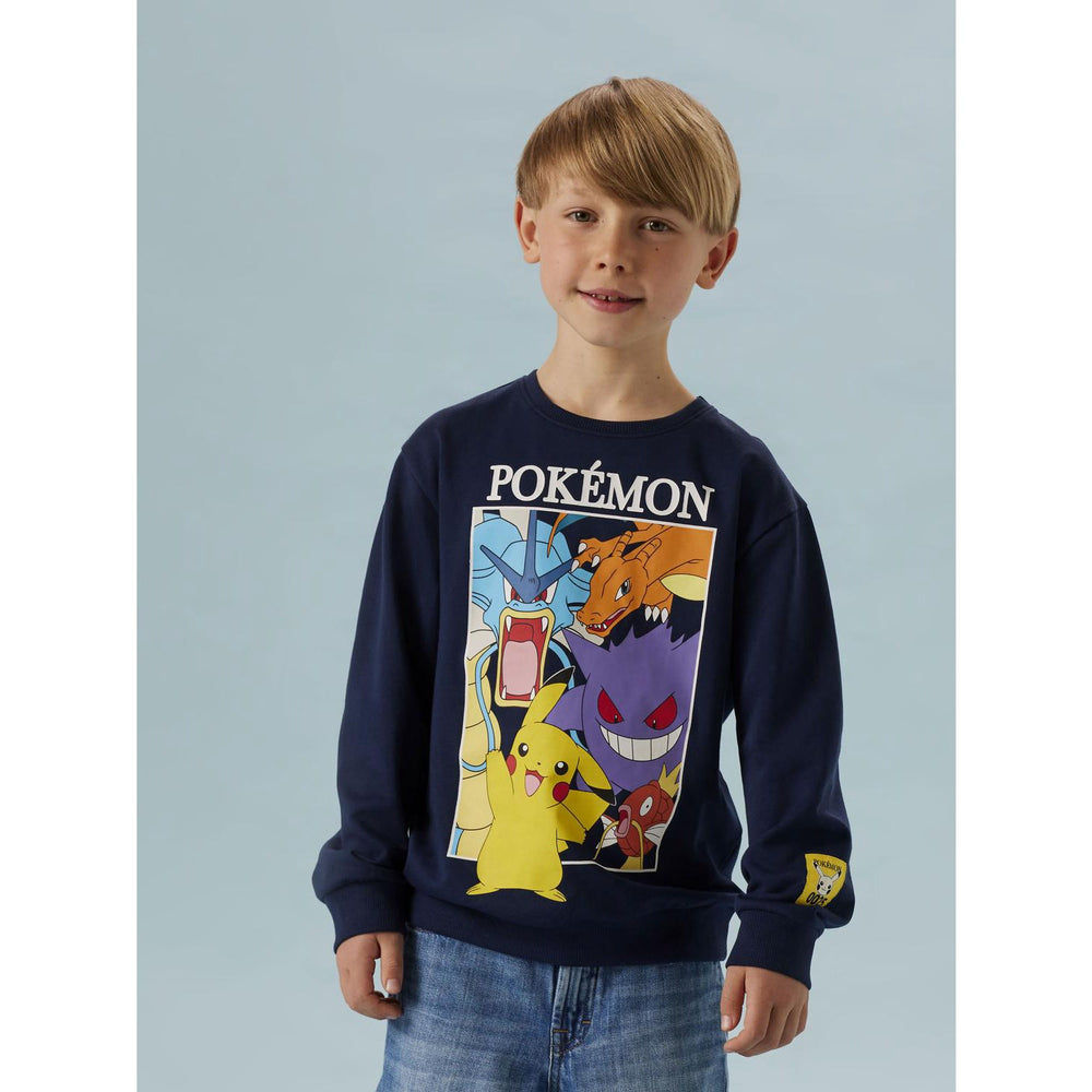 Køb Name It Navy Blazer Nkmjobi Pokemon Nreg Sweat Bru Box Sky