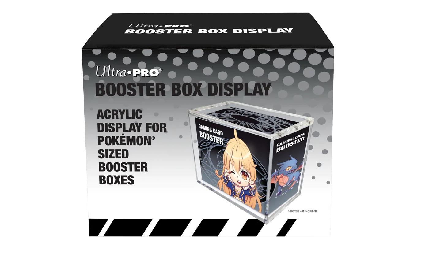 Acryl Box für Pokémon: Booster DisplayUV-geschütztes Acryl-Display zum präsentieren von Pokémon Boosterboxen