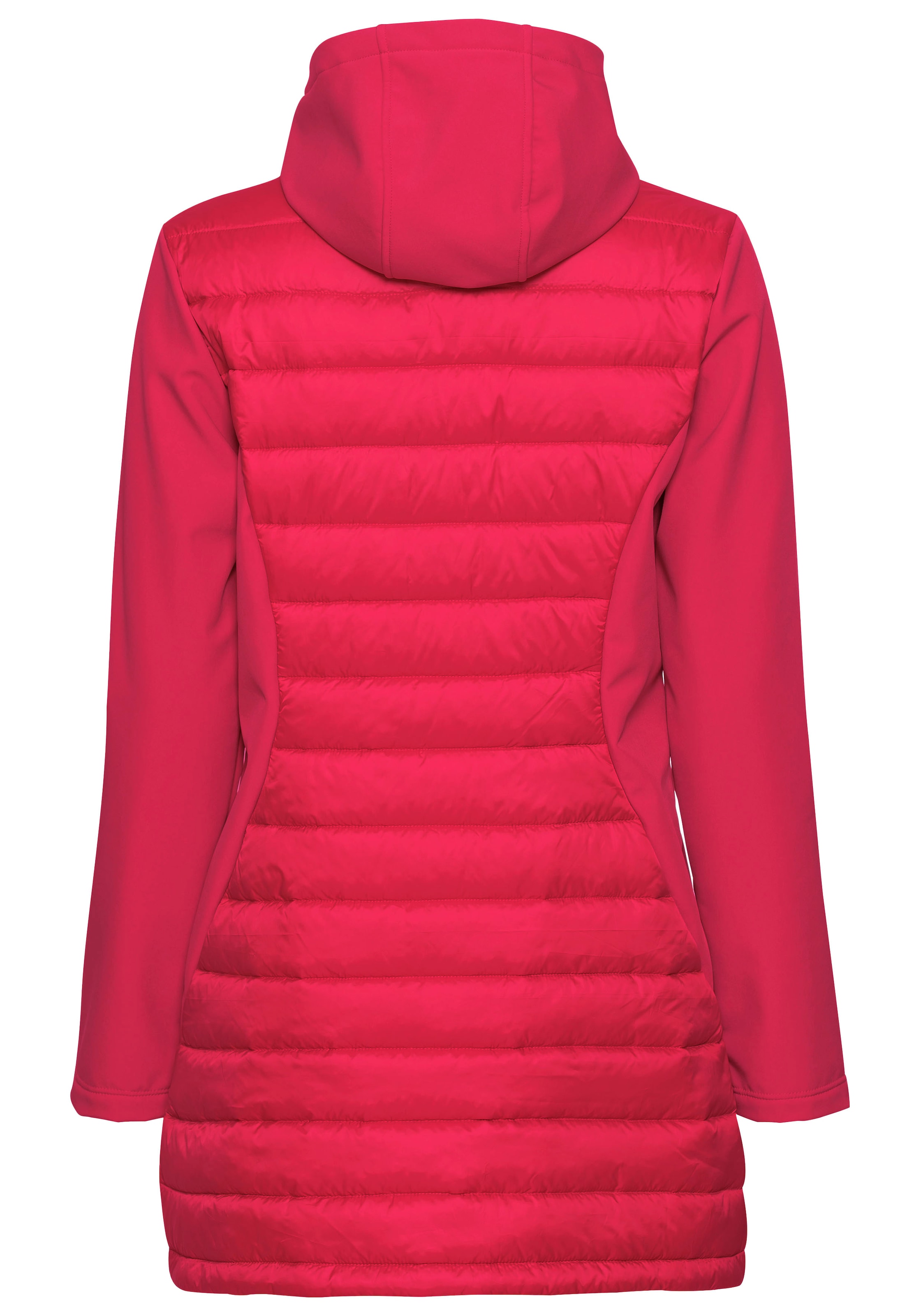 Vivance active Steppjacke mit Kapuze mit Ärmeln und Einsätzen aus Softshell-Material