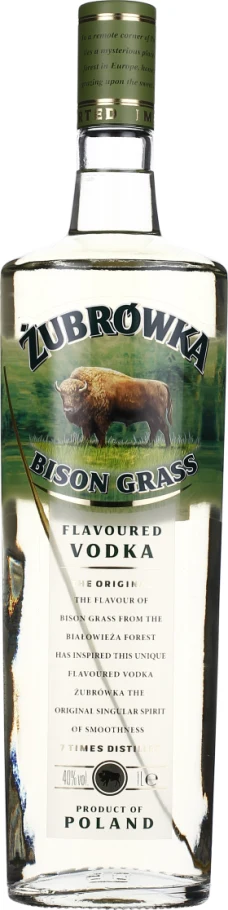 ZUBROWKA VODKA BISON GRASS 1LTR