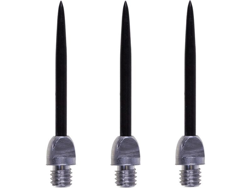 Karella Metallspitzen Softdarts Alu 3 Stück inkl. Holder Se Dart Spitzen mit 2BA Gewinde (4.7 mm) Set