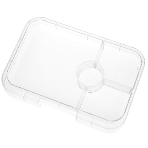 Yumbox tapas inlegtray 4 vakken XL - transparant