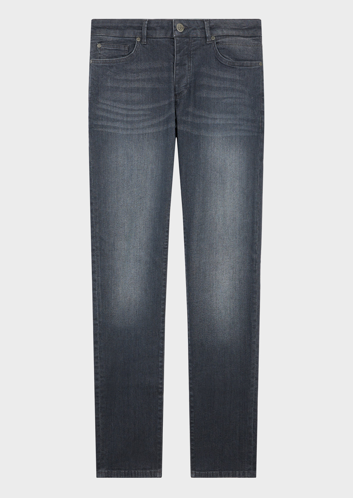 Jean skinny en coton stretch gris