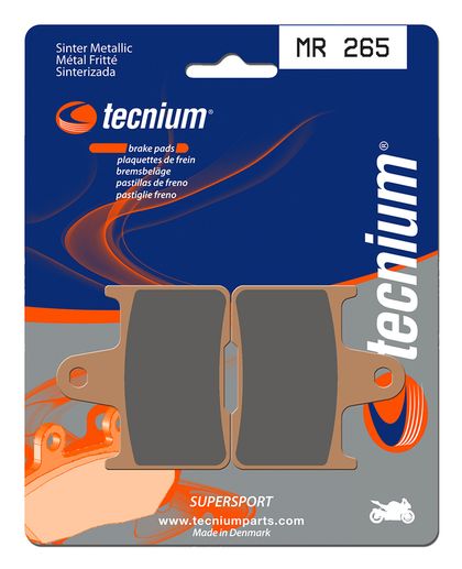 Plaquettes de freins Tecnium Performance métal fritté - MR265