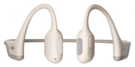 Casque Bluetooth à conduction osseuse Shokz OpenRun Pro Beige
