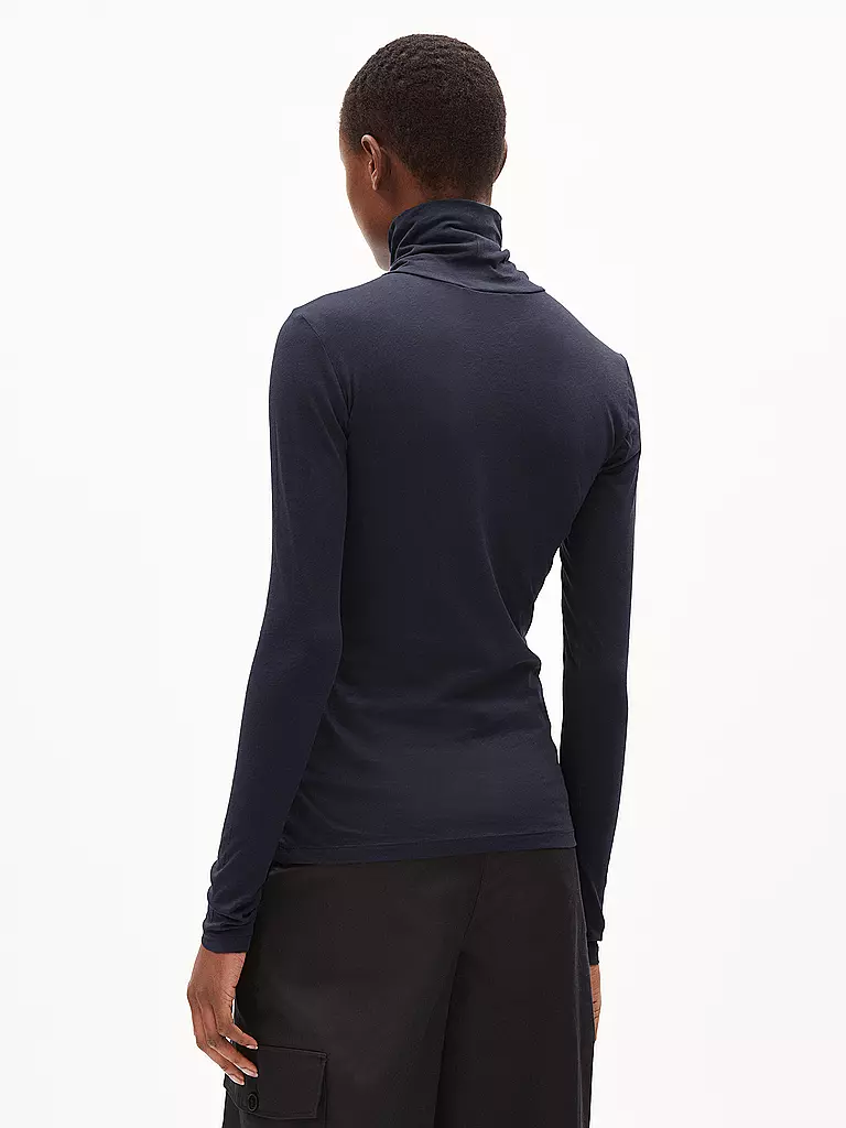 ARMEDANGELS Rollkragenshirt GRAZILIAA dunkelblau