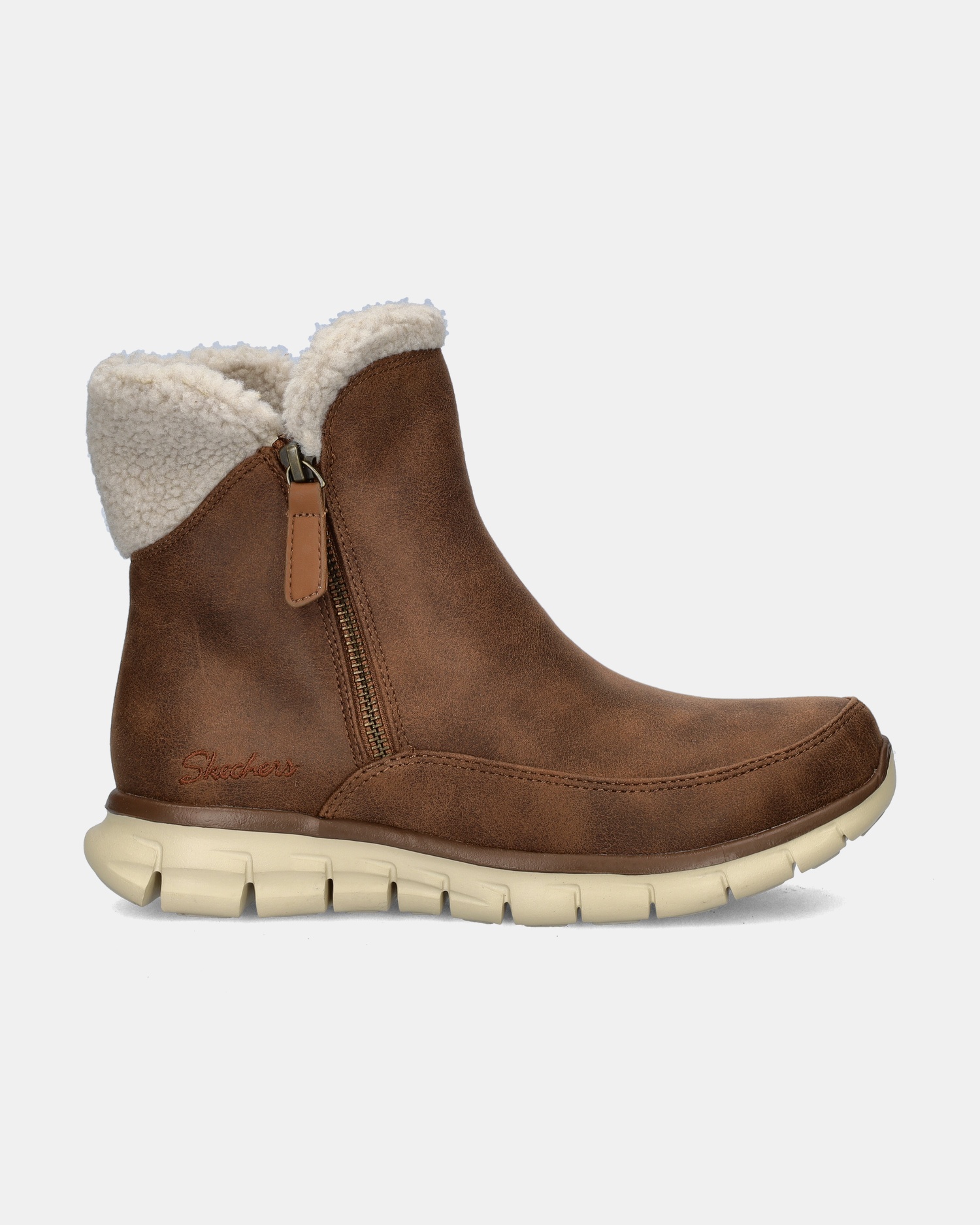 Skechers Synergy Rits- & gesloten boots  - bruin
