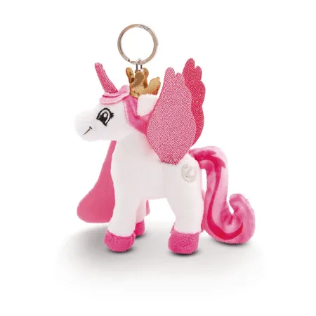 NICI Schlüsselanhänger Lissy PONY Einhorn Tamani 10cm weiß-pink