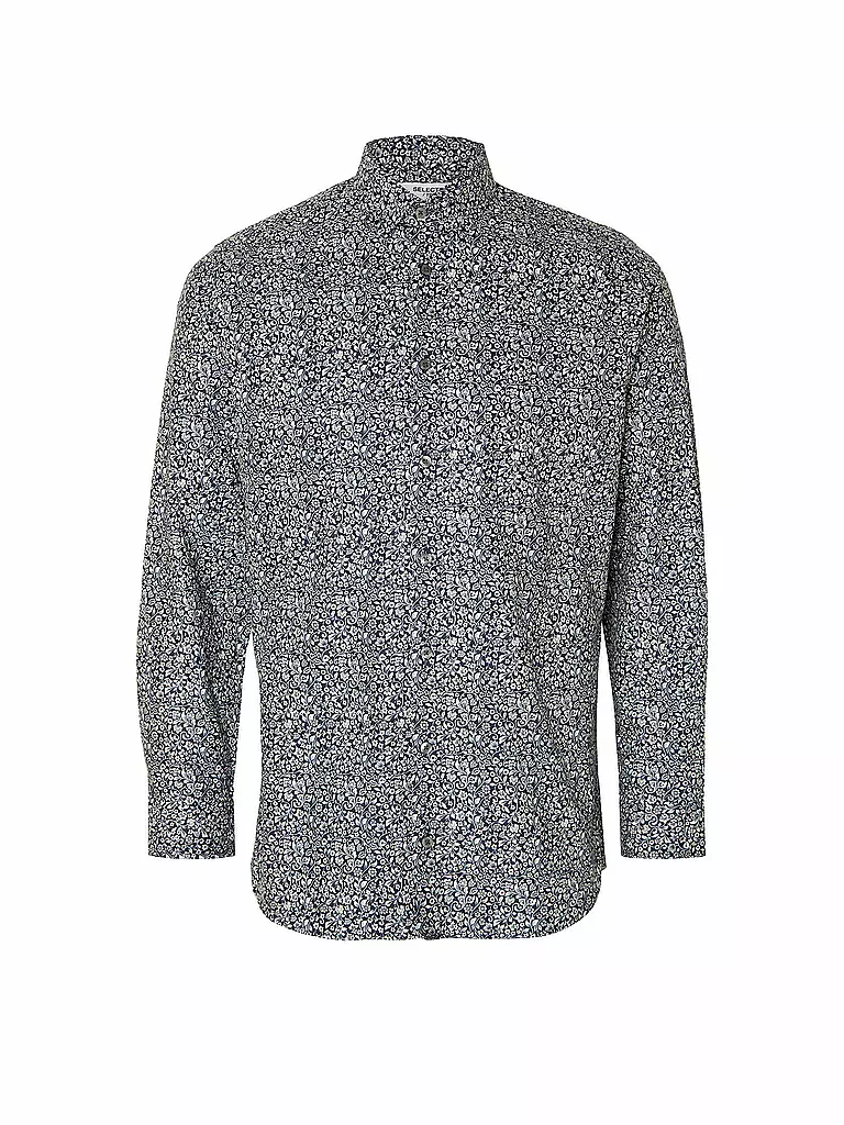 SELECTED Hemd Slim Fit SLHSLIMSOHO blau