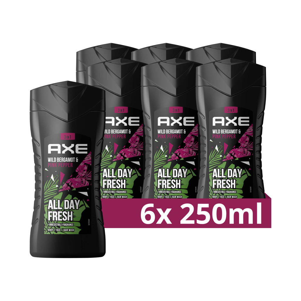 Lekkere douchegelWild Bergamot & Pink Pepper 3-in-1 douchegel - 6 x 250 ml