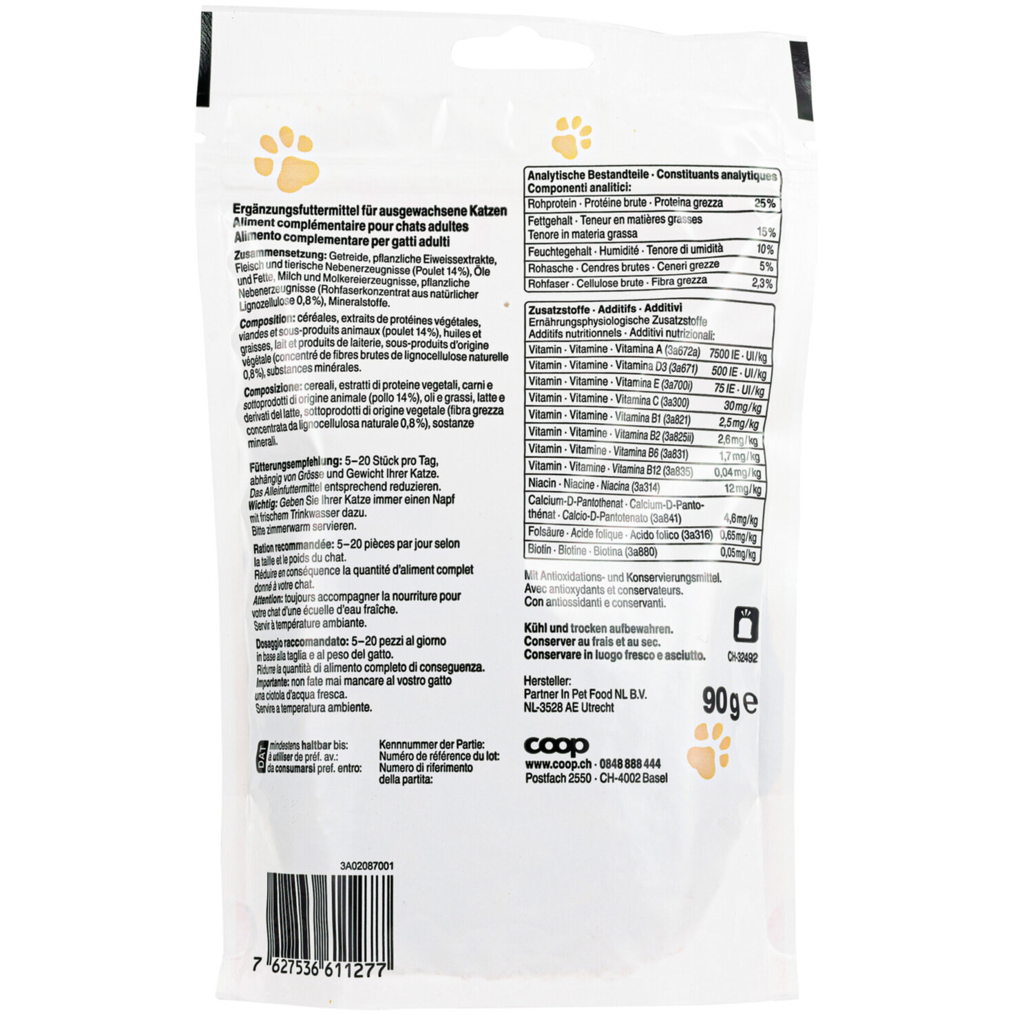 Prix Garantie Katzensnack Crunchies Huhn