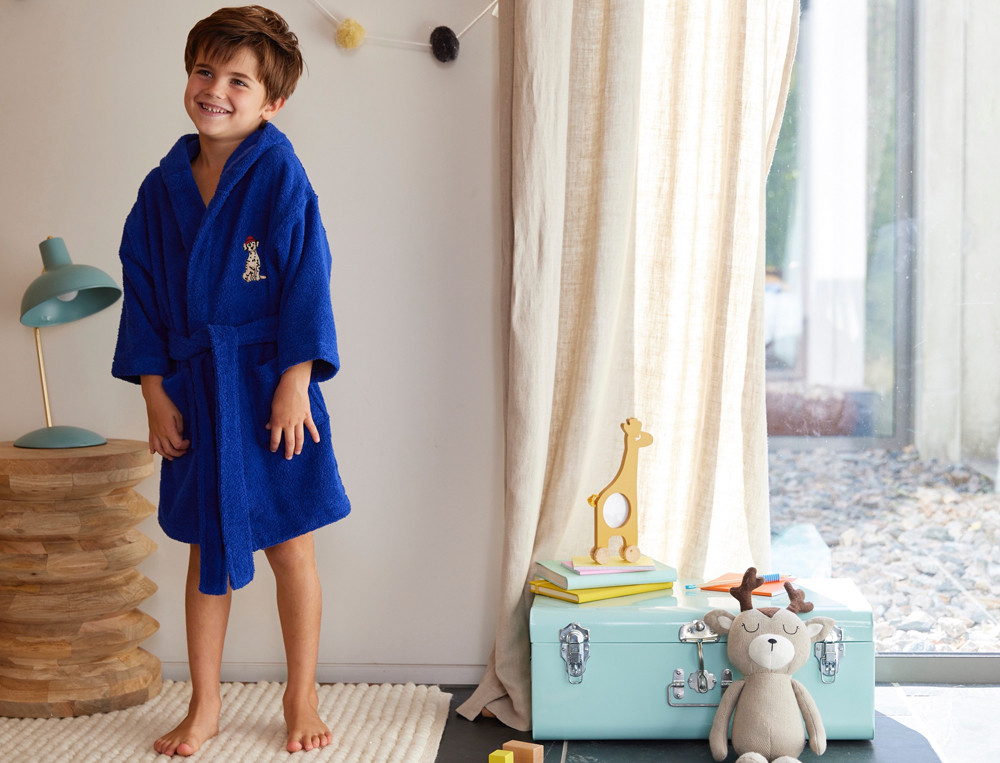 Peignoir enfant-Chiens et chat