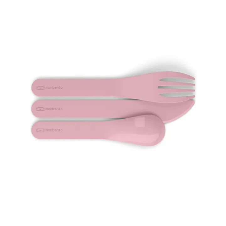 Monbento Couverts biodégradables MB Pocket Color | Rose