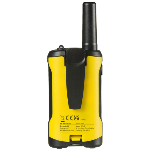 Conjunto de 2 rádios comunicadores National Geographic com longo alcance de até 6 km.