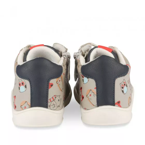 Baskets GRIS FREEMOUSS BOY