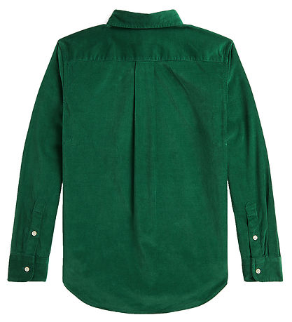 Polo Ralph Lauren Skjorte - Fløjl -  Grøn