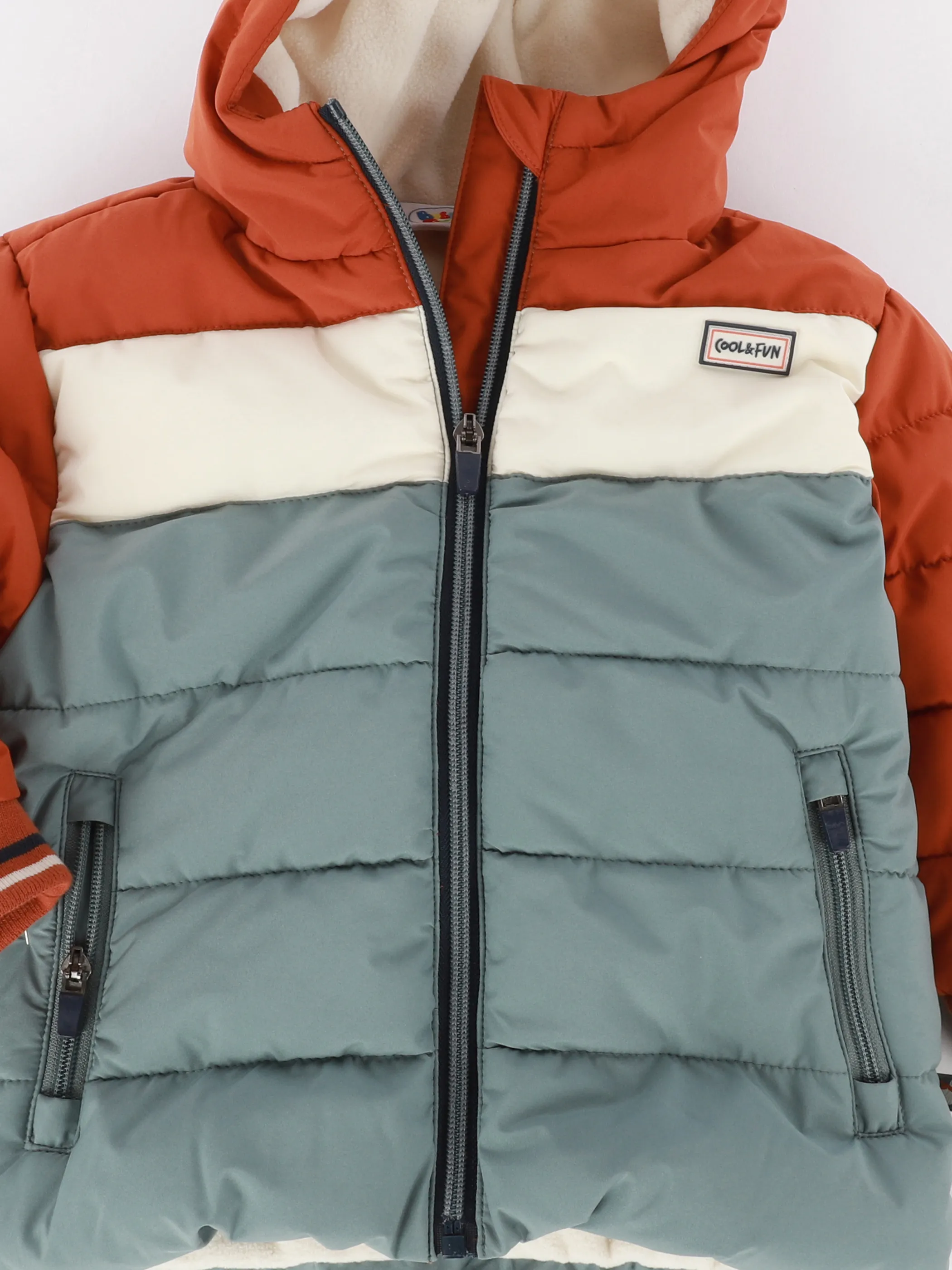 Baby Jungen Steppjacke mit Kapuze