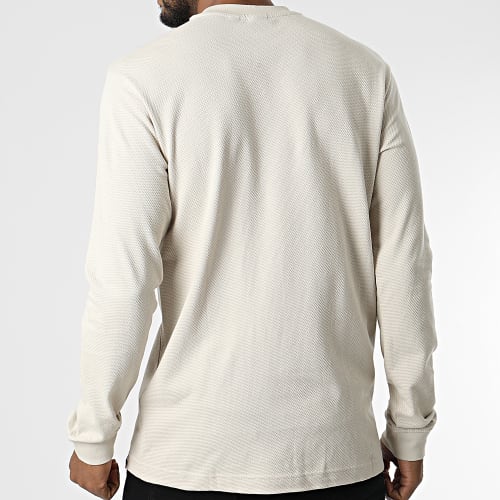 Tee Shirt Poche Manches Longues Kyler Beige