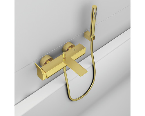 Ideal Standard Idealrain Atelier handdouche, rond, Ø 25 mm, geborsteld goud, BC774A2