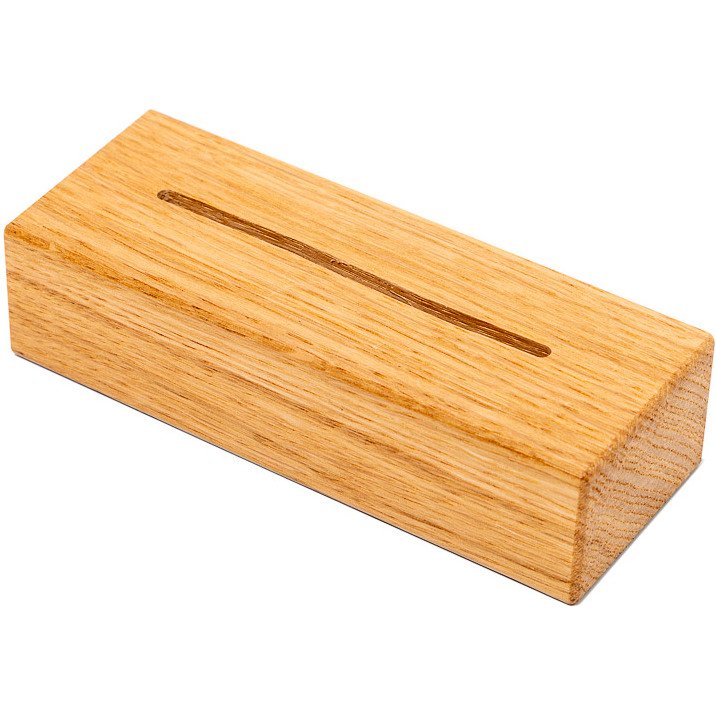 Support de menu en bois en T