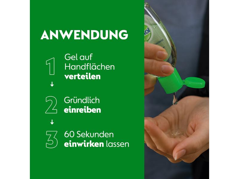 Dettol Desinfektionsgel Hand 50 ml Antibakterielles Desinfektionsmittel für die Hände in Reisegrösse
