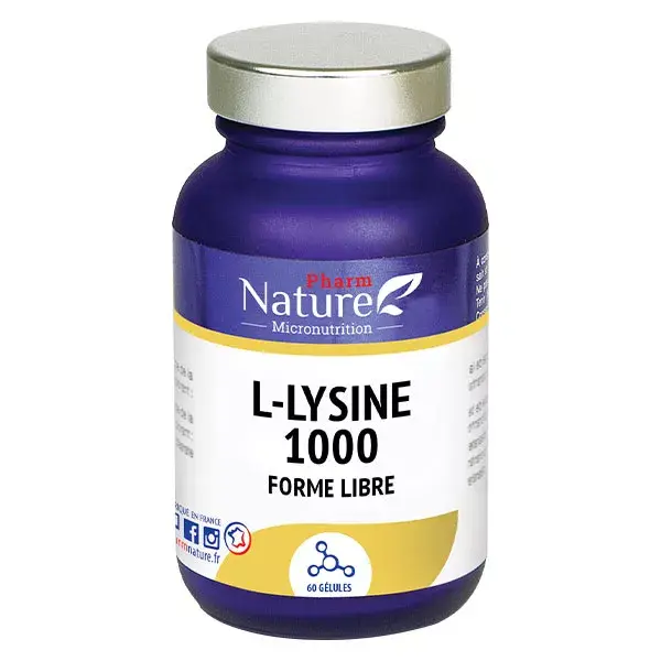 Pharm Nature Micronutrition L-Lisina 1000 60 cápsulas