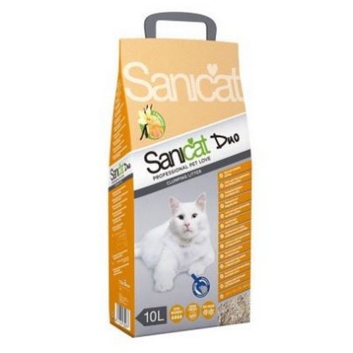 Areia higiênica Duo para gatos, aroma natural