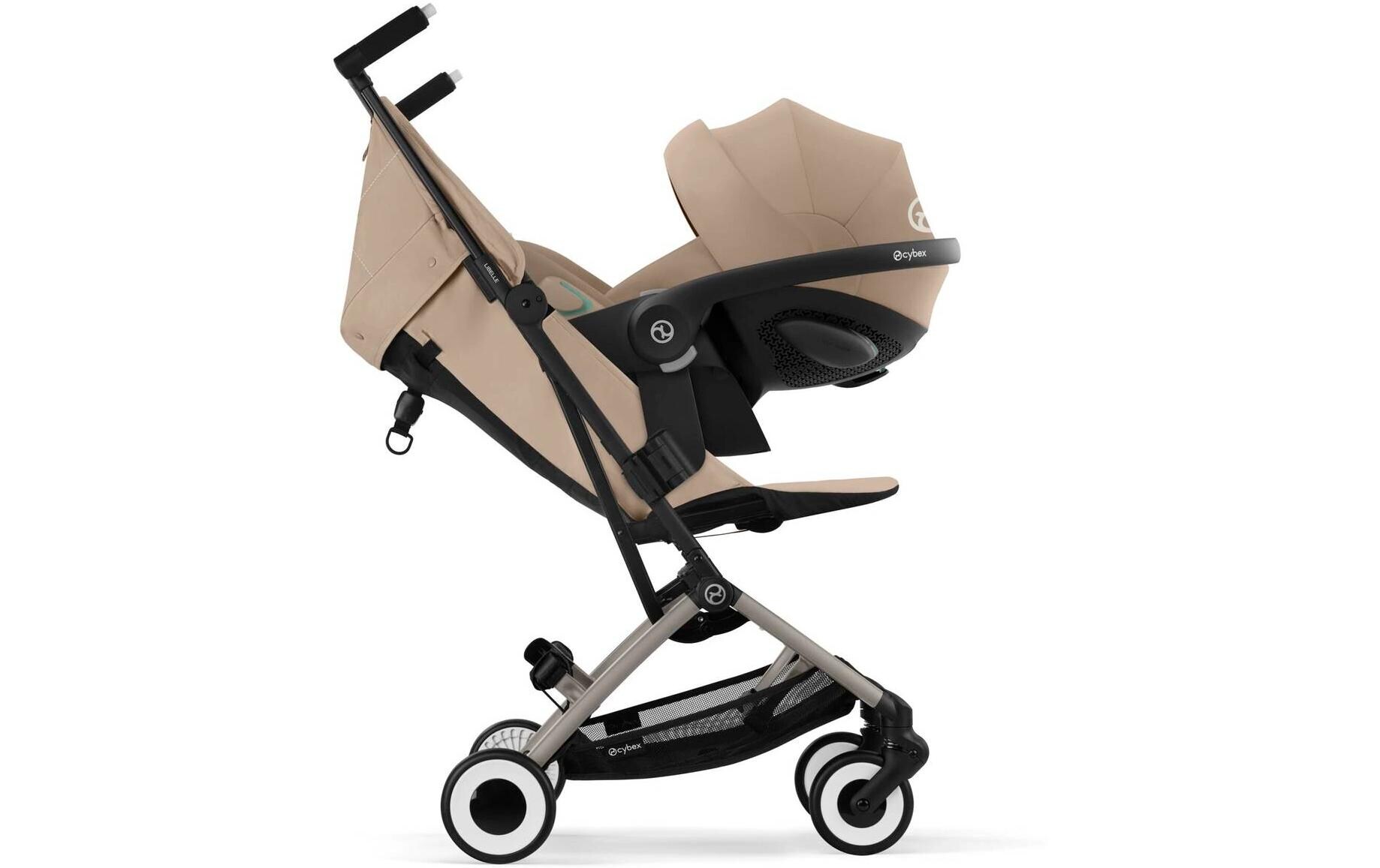 Buggy Libelle Almond Beige<br>Kompakter Reisebuggy mit Handgepäckmasse