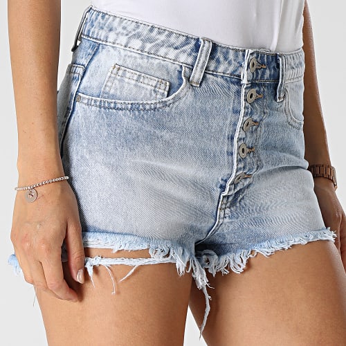 Short Jean Femme B1353 Bleu Wash