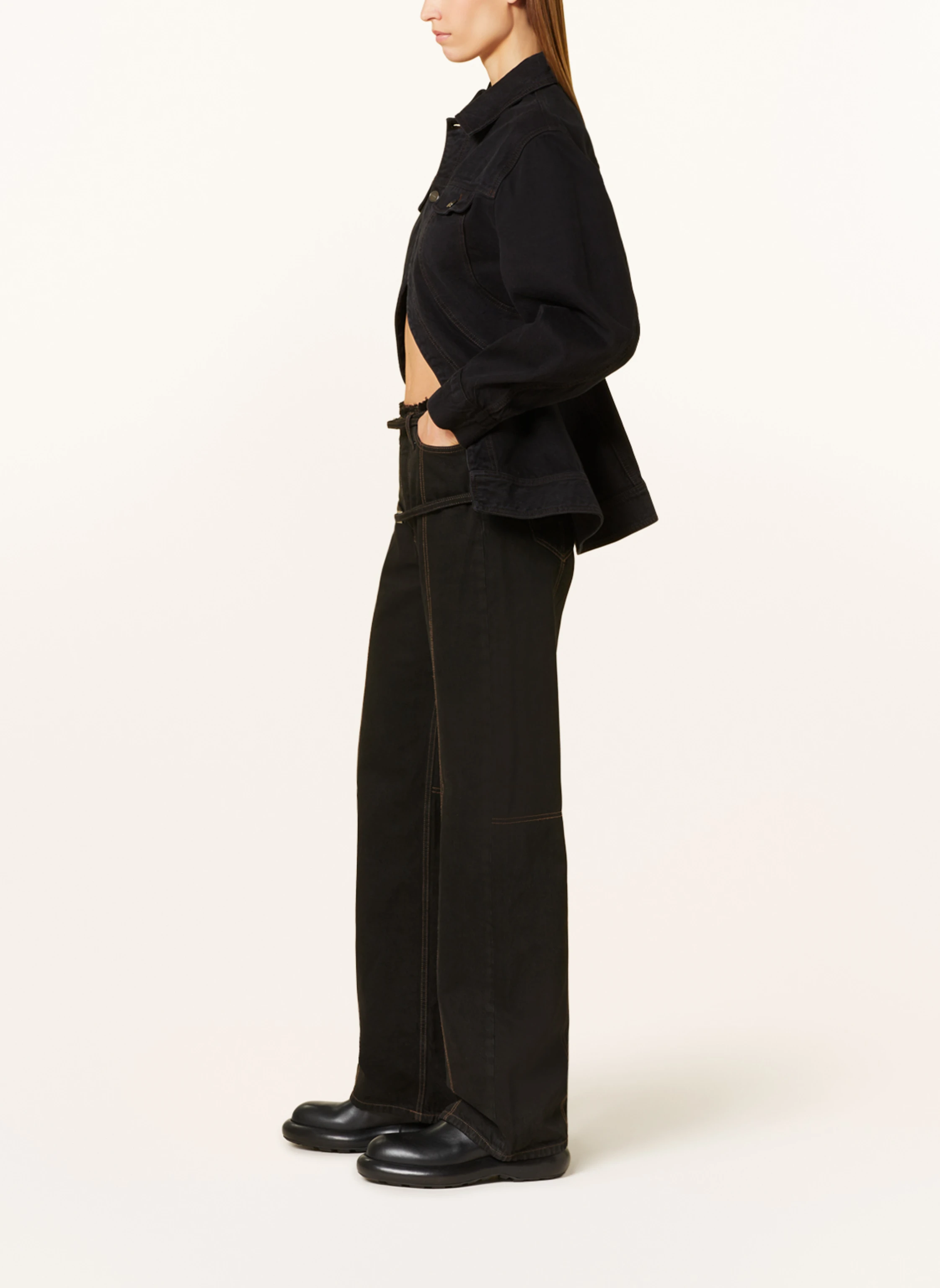 JACQUEMUS Straight Jeans LE DE NIMES CARACO