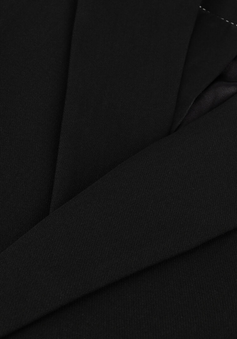 zwarte co'couture blazer vola crop blazer