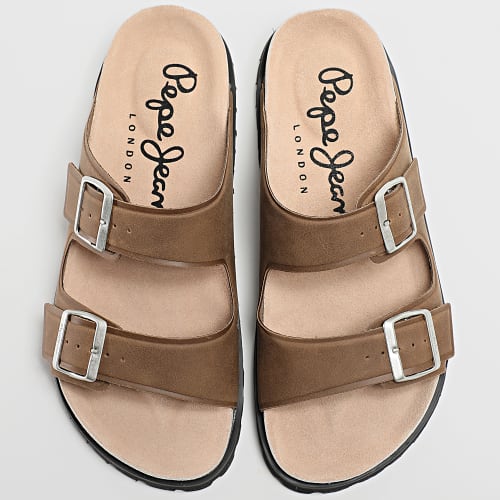 Sandales Urban Basic Embossed PMS90104 Tobacco