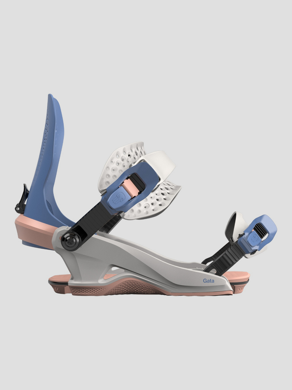 Bataleon Gata Heelwrap 2025 Snowboard Bindings lavender glacier gray