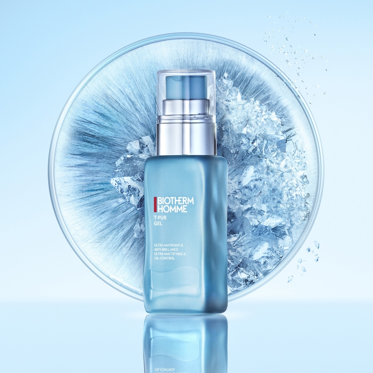 Biotherm T-Pur Gel Hydratant Matifiant Visage Homme