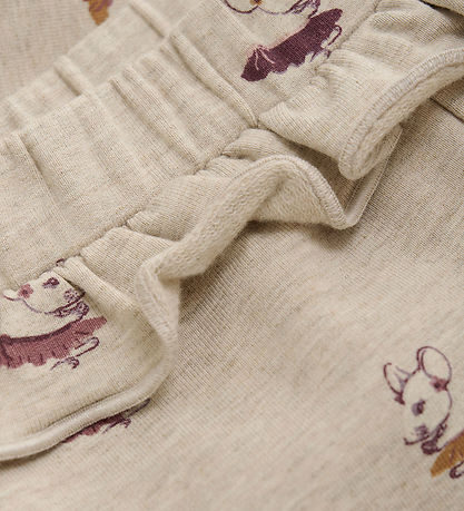 Minymo Hosen - Beige Melange
