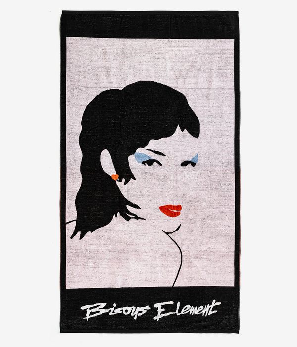 Element x Bisous Souvenirs Handtuch (flint black)