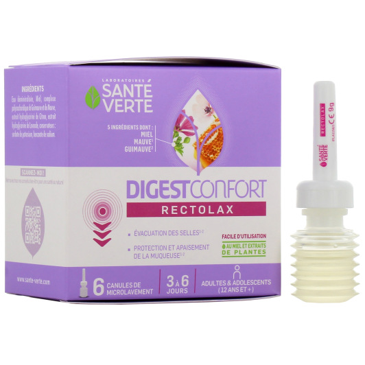Santé Verte Digestconfort Rectolax : microlavement pour constipation