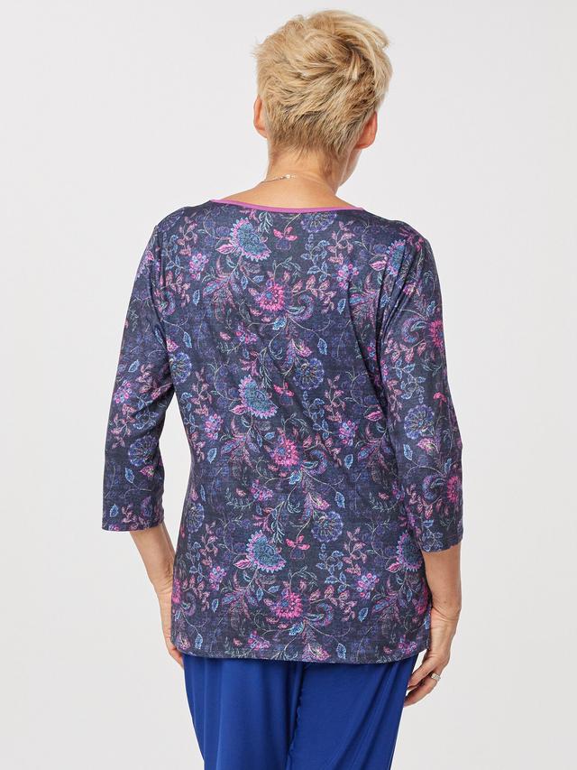 Shirt Jeanslook Paisley