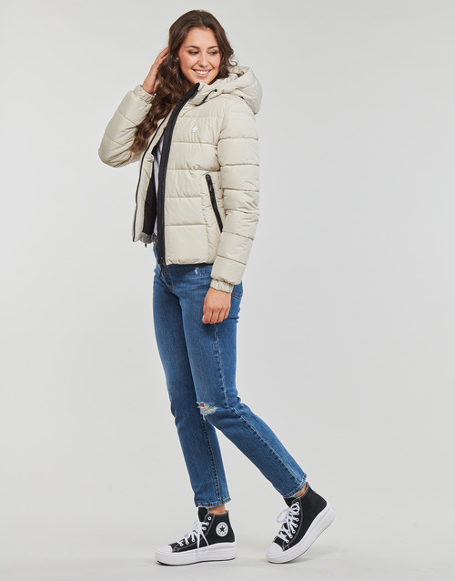 Superdry - HOODED SPIRIT SPORTS PUFFER - Beige