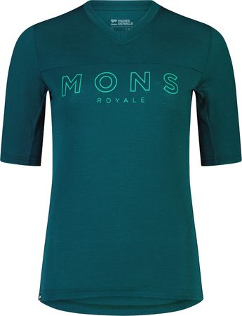 REDWOOD ENDURO Damen-Kurzarmshirt  evergreen  S