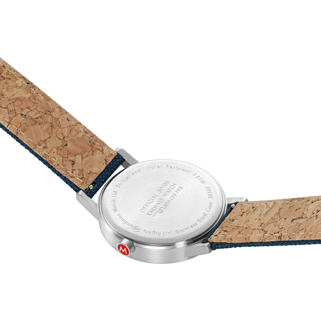 Mondaine Classic Blau Ø40