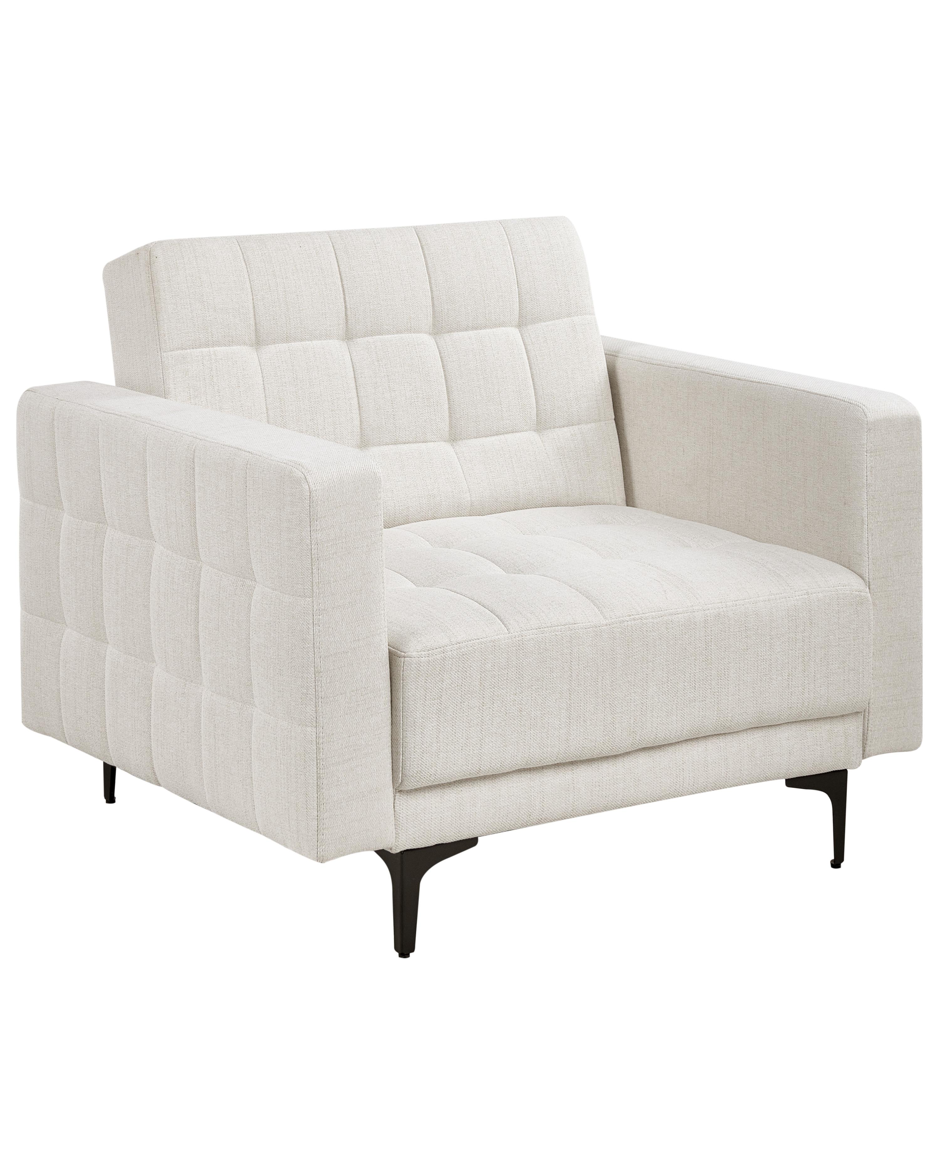 Fauteuil ABERDEEN Stof Gebroken wit