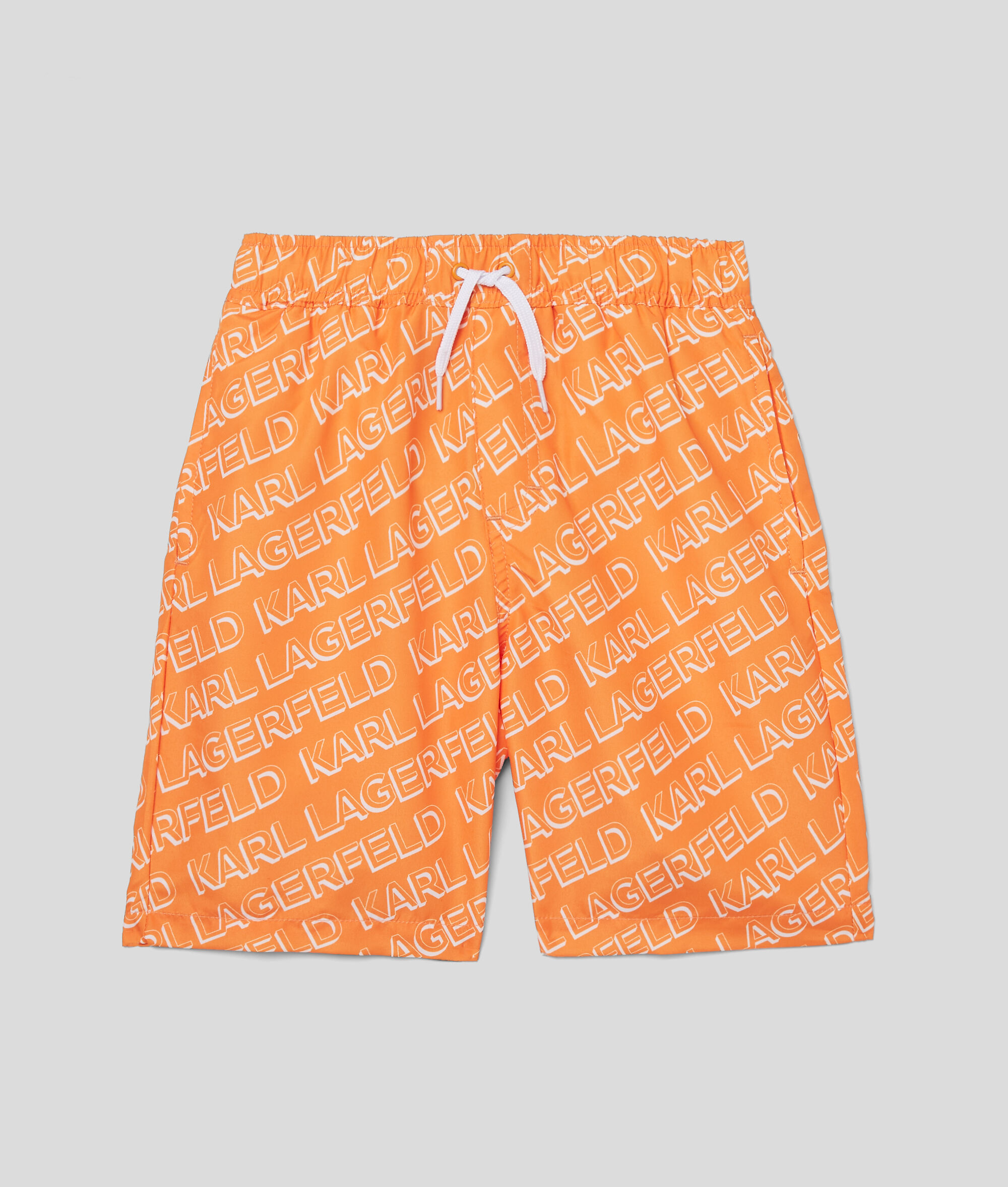 Short de bain pour garçon à logo en diagonale