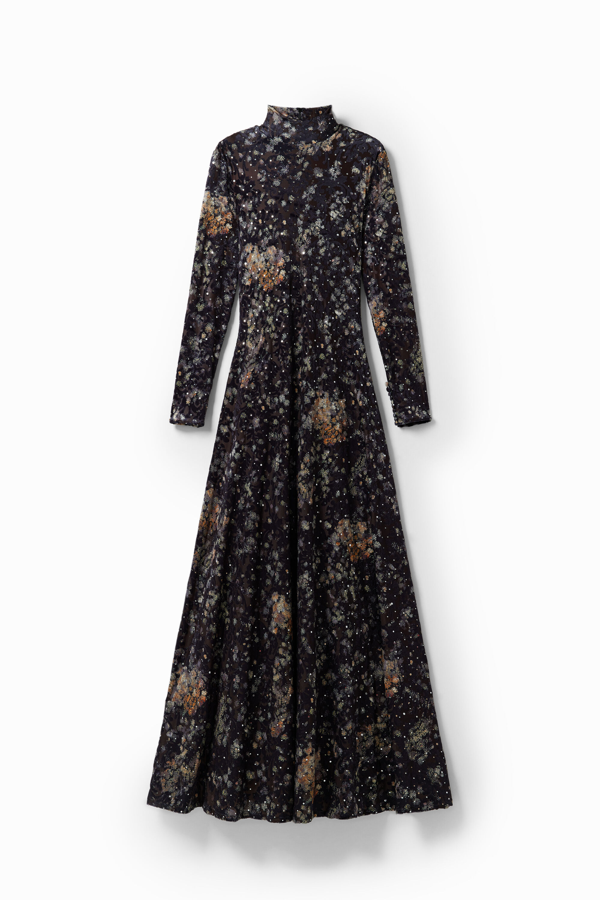 Vestido Elysia com ampla pele