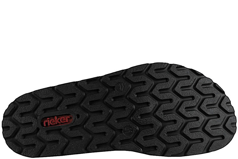 RIEKER SLIPPERS I BRUNT OLIERET SKIND