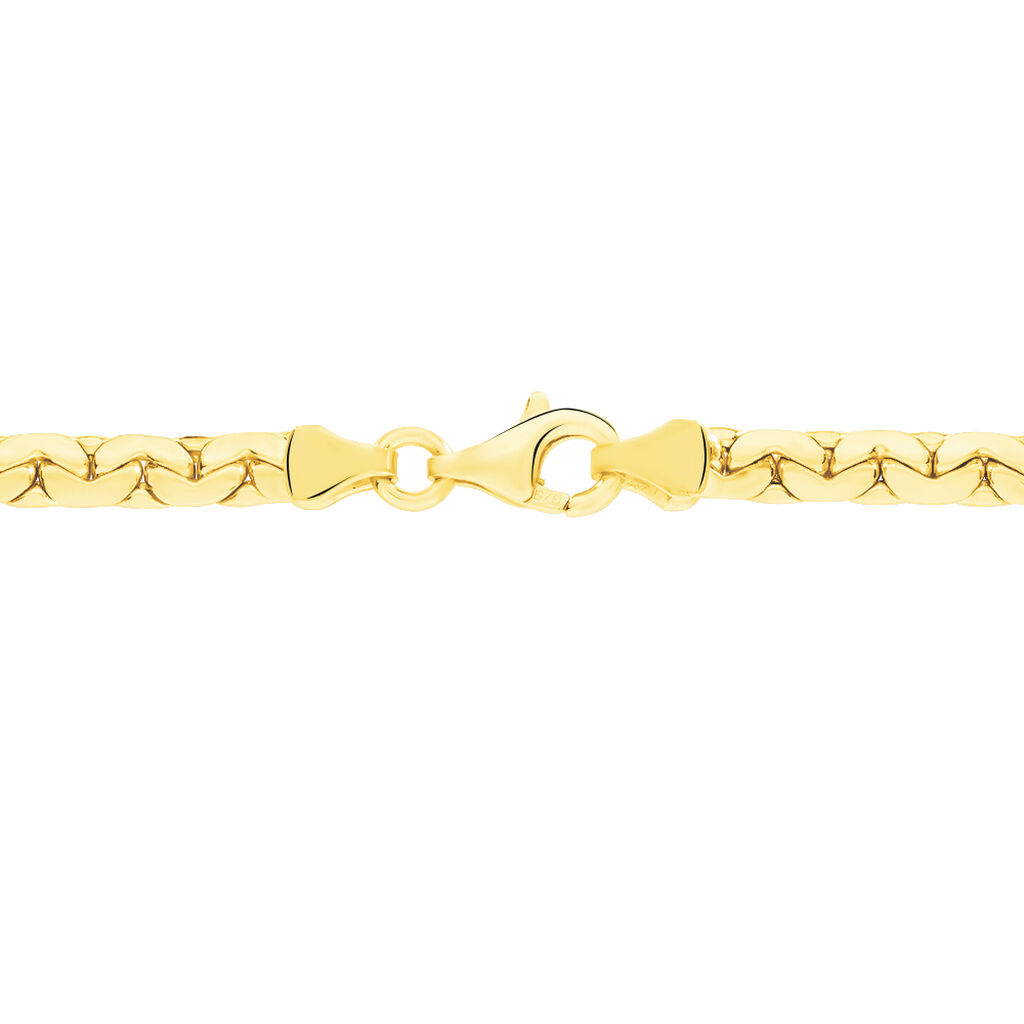 Collier Ivy Maille Haricot Or Jaune