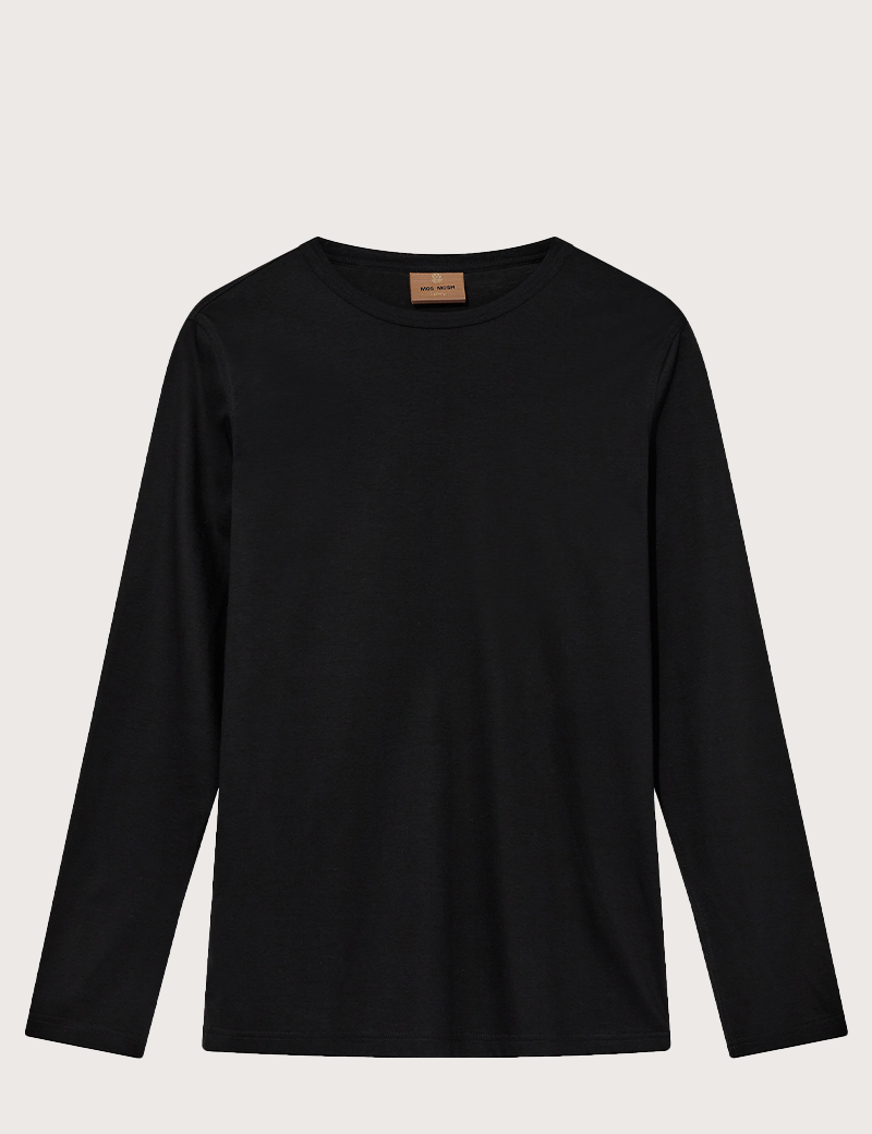 MOS MOSH T-SHIRT HOMME MANCHES LONGUES PERRY NOIR