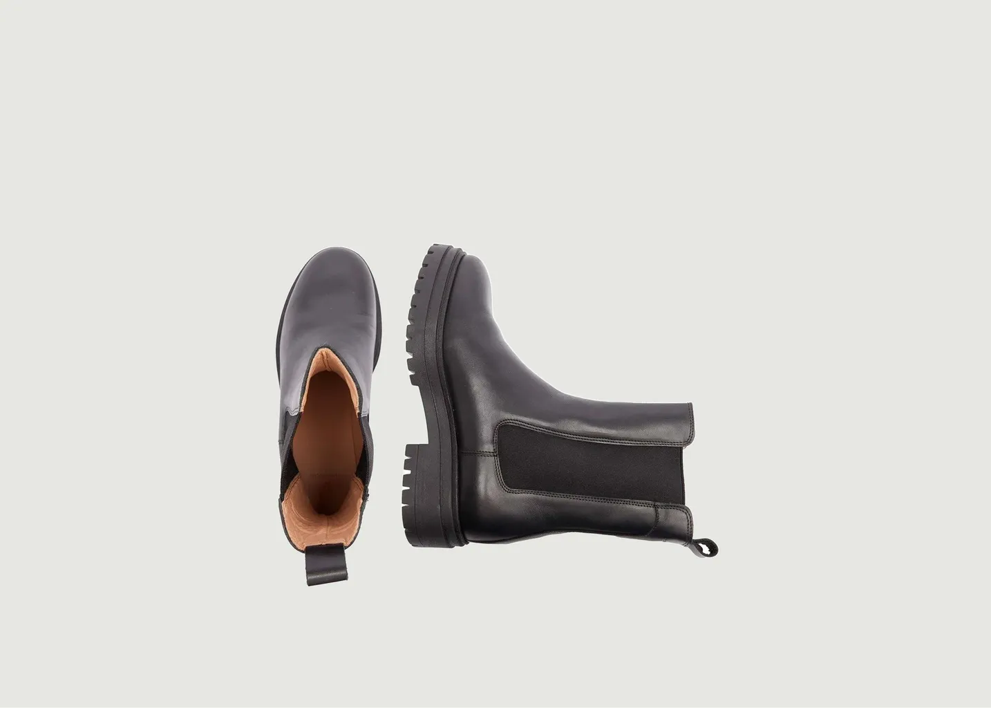Bottines Amélie en cuir M.Moustache
